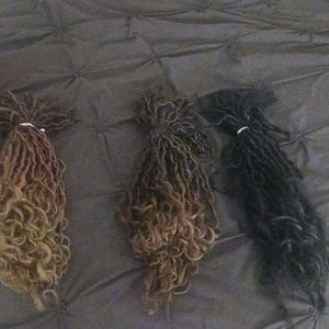 20 in. Real human hair ext. All 3 colors 1 money